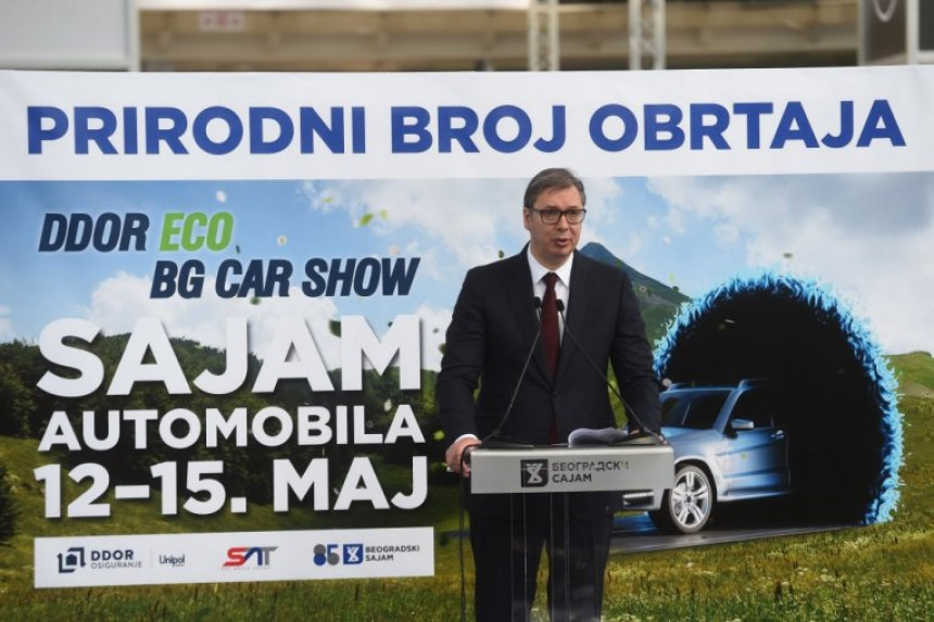Vučić otvorio sajam automobila u Beogradu