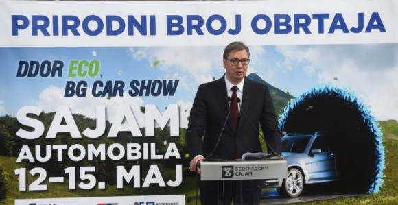 Vučić otvorio sajam automobila u Beogradu