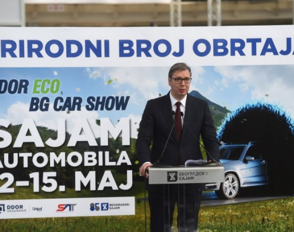 Vučić otvorio sajam automobila u Beogradu