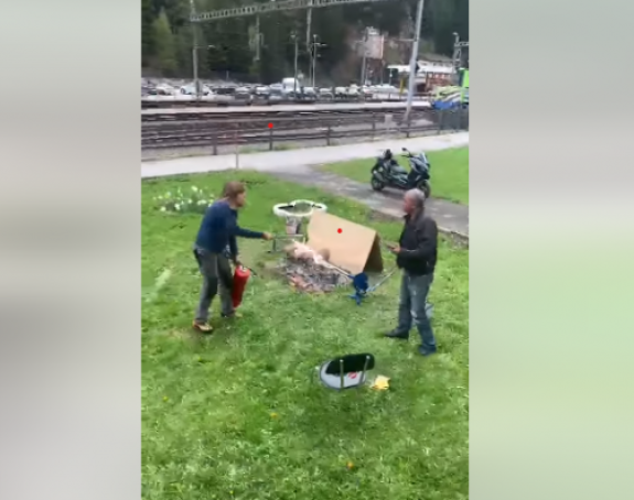 Švajcarac ugasio ražanj sa jagnjetom Bosancu! (VIDEO)