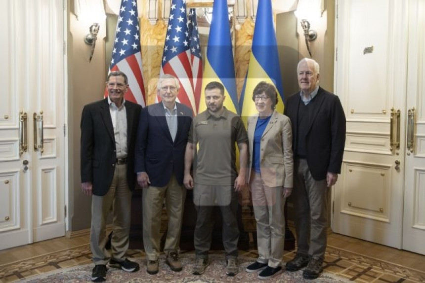Američki senatori se sastali sa Zelenskim u Kijevu
