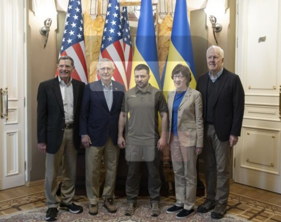 Američki senatori se sastali sa Zelenskim u Kijevu