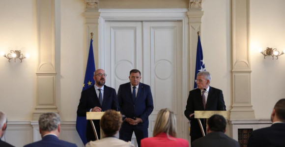 Poruka EU nakon sastanka Mišela u Predsjedništvu BiH