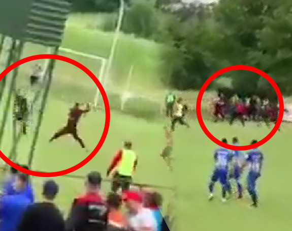 Navijači i igrači pretuklii sudije, policija posmatrala