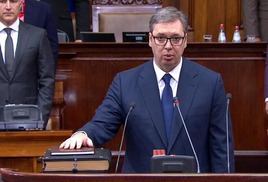 Predsjednik Srbije Aleksandar Vučić položio zakletvu