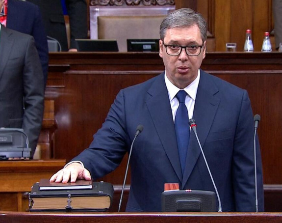 Predsjednik Srbije Aleksandar Vučić položio zakletvu
