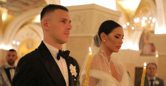 Vjenčali se Kaća i Marko u Hramu Svetog Save