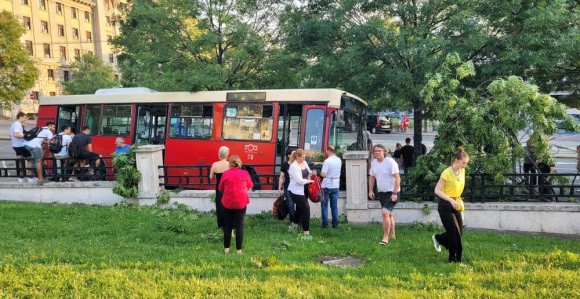 Београд: Аутобусу отказале кочнице па рушио редом