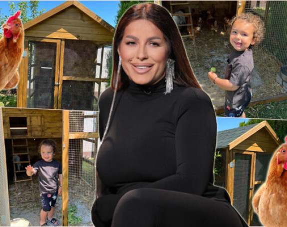 Seka nabavila kokoške i napravila kokošinjac!