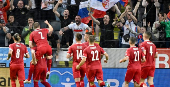 Luka Jović donio Srbiji pobjedu protiv Švedske