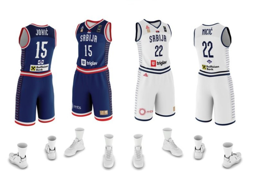 Predstavljen dres košarkaša Srbije za 2023. godinu