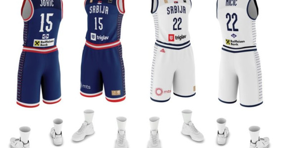 Predstavljen dres košarkaša Srbije za 2023. godinu
