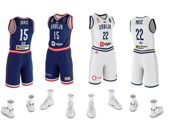 Predstavljen dres košarkaša Srbije za 2023. godinu