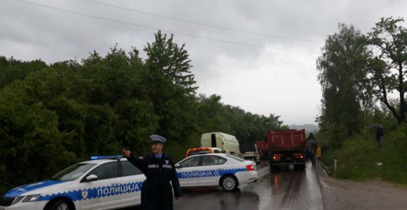Obustava saobraćaja na dijelu puta Banjaluka – Prijedor