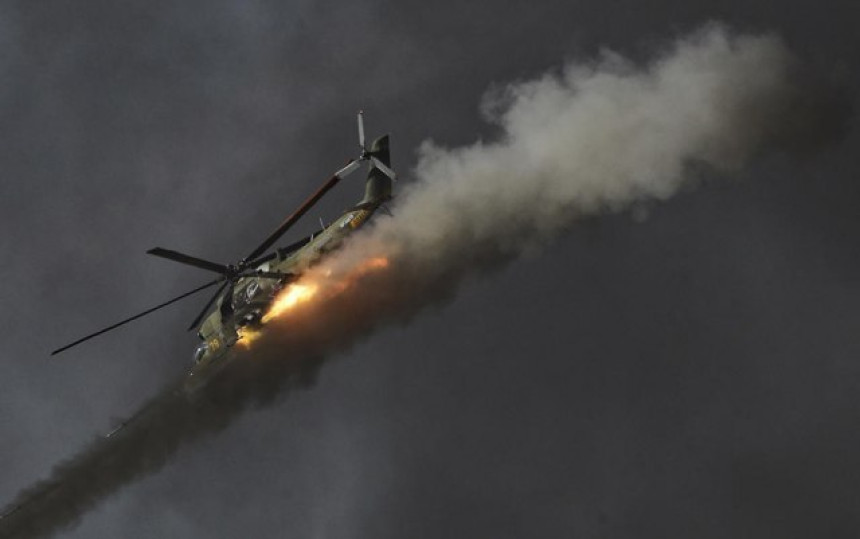 Украјина објавила снимак: Оборен руски Ми-35М