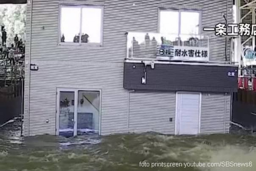 Јапанци изумели плутајућу кућу отпорну на поплаве! (ВИДЕО)