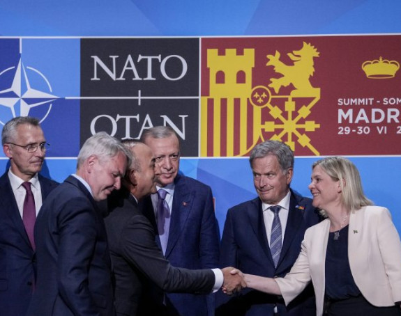 Turska podržala članstvo Finske i Švedske u NATO-u