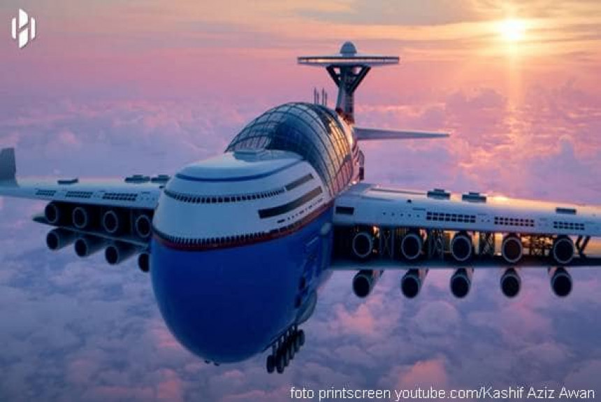 Leteći avion hotel koji “nikada neće” sleteti na Zemlju