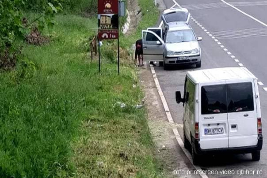 Zbog bacanja smeća iz auta, policija ih kaznila sa 1100 evra i oduzela automobil!