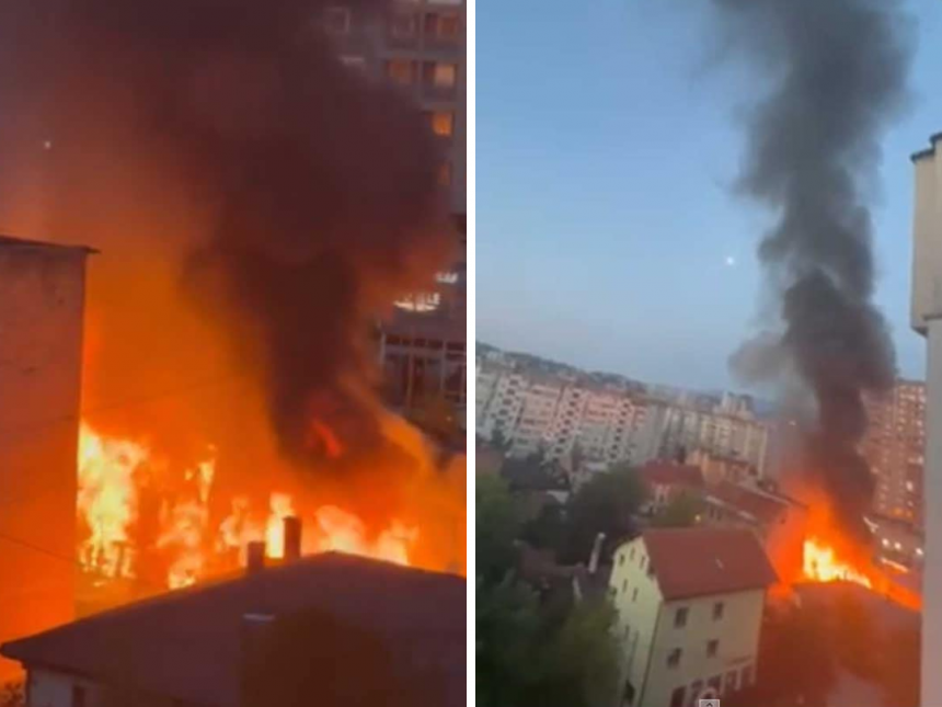 Током ноћи букнуо пожар у Сарајеву, уништени објекти