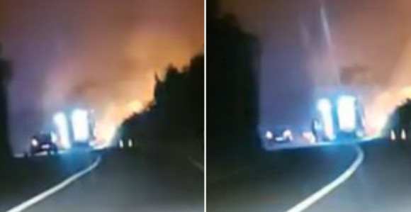 Požar kod Bileće oteo se kontroli, spustio se do puta