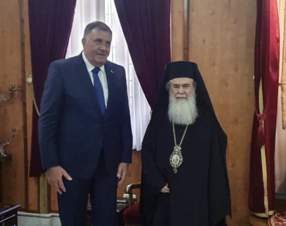Dodik u ime Vlade jerusalemskoj patrijaršiji donirao 100.000 EUR