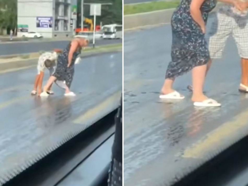 Rekordna vrućina istopila asfalt - pogledajte neverovatan snimak! (VIDEO)