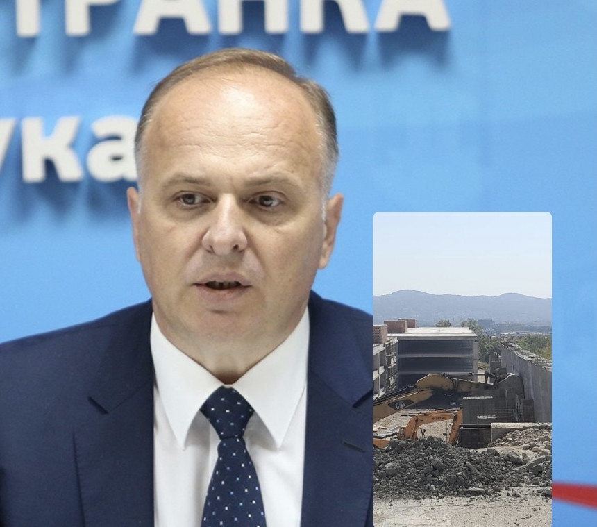 Nagnuti zid je zdravstveni sistem Srpske, bager je...