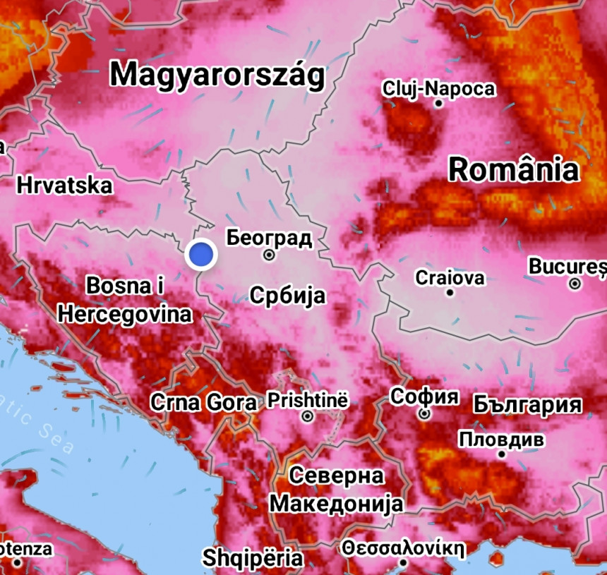 Гори земља: У Мостару 50 степени