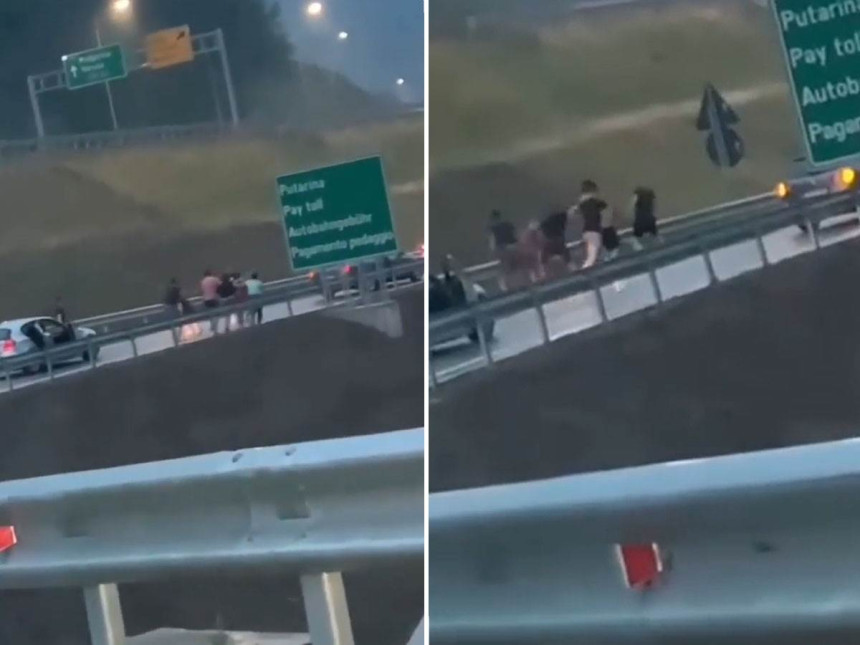 Tuča više mladića na crnogorskom auto-putu