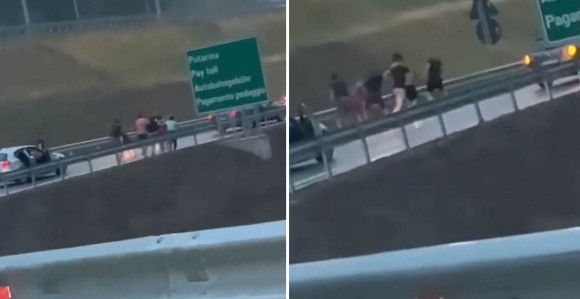 Tuča više mladića na crnogorskom auto-putu