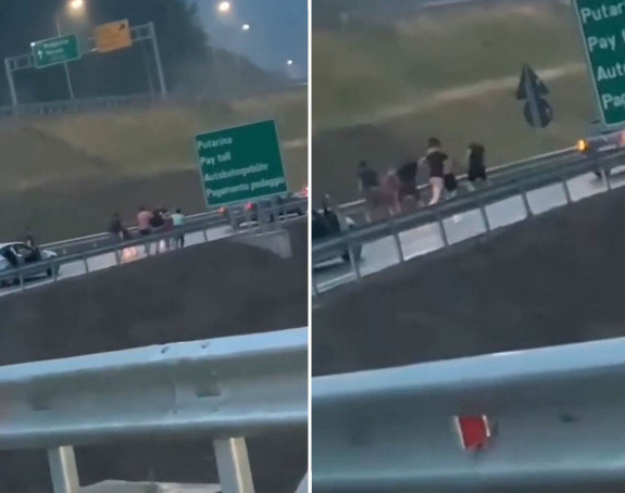 Tuča više mladića na crnogorskom auto-putu