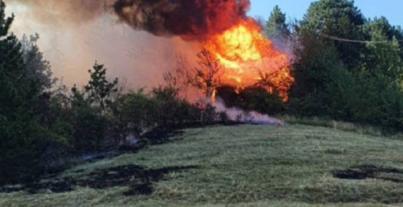 Gasi se vatra kod Malog Zvornika: Odbranjeni objekti