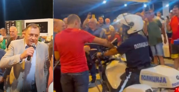 Додик од сада има и мотоциклистичку пратњу (ВИДЕО)