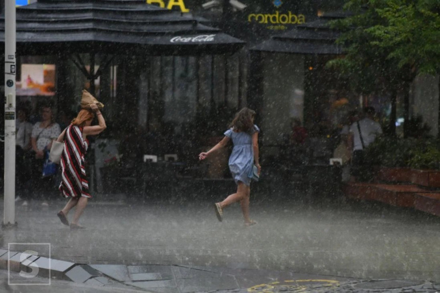 Snažno nevrijeme pogodilo Sarajevo i Mostar