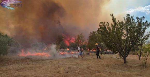 Požar u Neumu: I jutros teška situacija