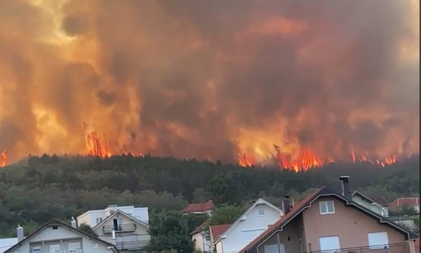 Preševo: Vanredna situacija uvedena zbog požara