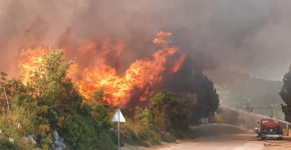 Neum: Proglašeno stanje prirodne nesreće zbog požara