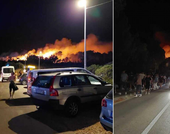 Buknuo veliki požar na poznatoj plaži u Hrvatskoj
