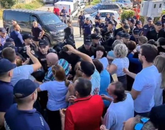 Prava drama kod Livna, sukob građana i policije