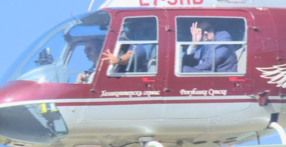 Helikopterom i za privatne i stranačke potrebe