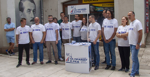 Pokret za pravdu i red krenuo iz Trebinja u promjene