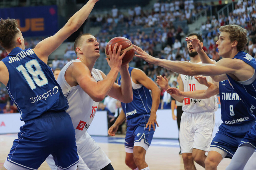 Košarkaši Srbije pregazili Finsku - pukla stotka