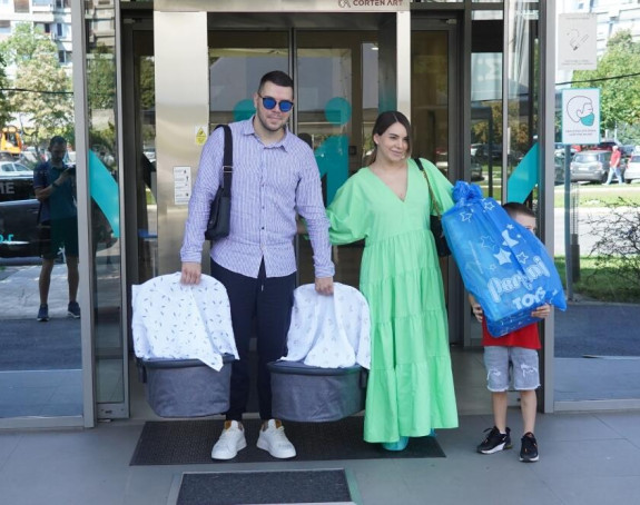 Petar Mitić izveo ženu i blizance iz porodilišta!