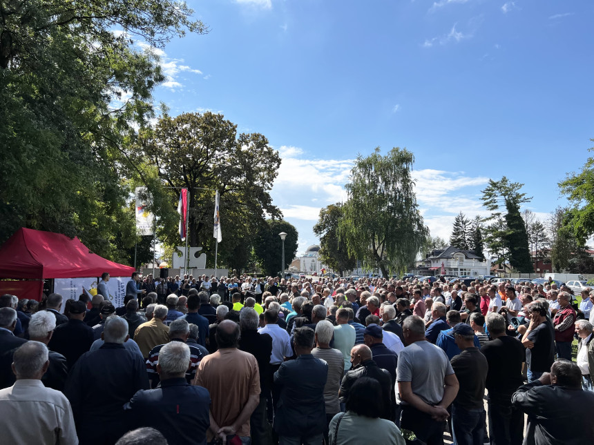 Održan protest nezadovoljnih boraca u Gradišci