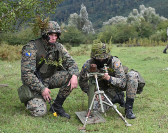 NATO na Manjači: Odlična ocjena za vojnike OS BiH