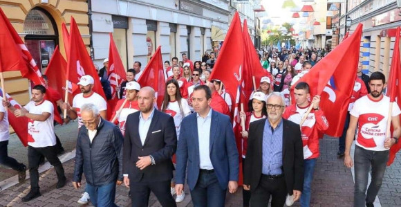 Selak i Đurić na Trgu Krajine: SPS je pobjednička priča