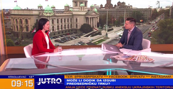 TV PRVA: Dodik je svojim postupcima pokazao da je agent hrvatskih interesa