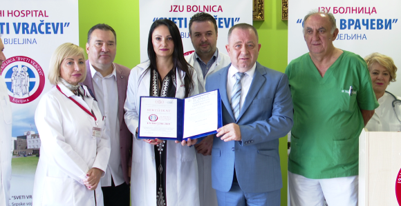 Dodijeljeni sertifikati Bolnici Sveti vračevi u Bijeljini