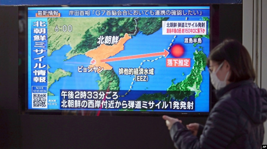 Sjeverna Koreja lansirala raketu ka Japanu